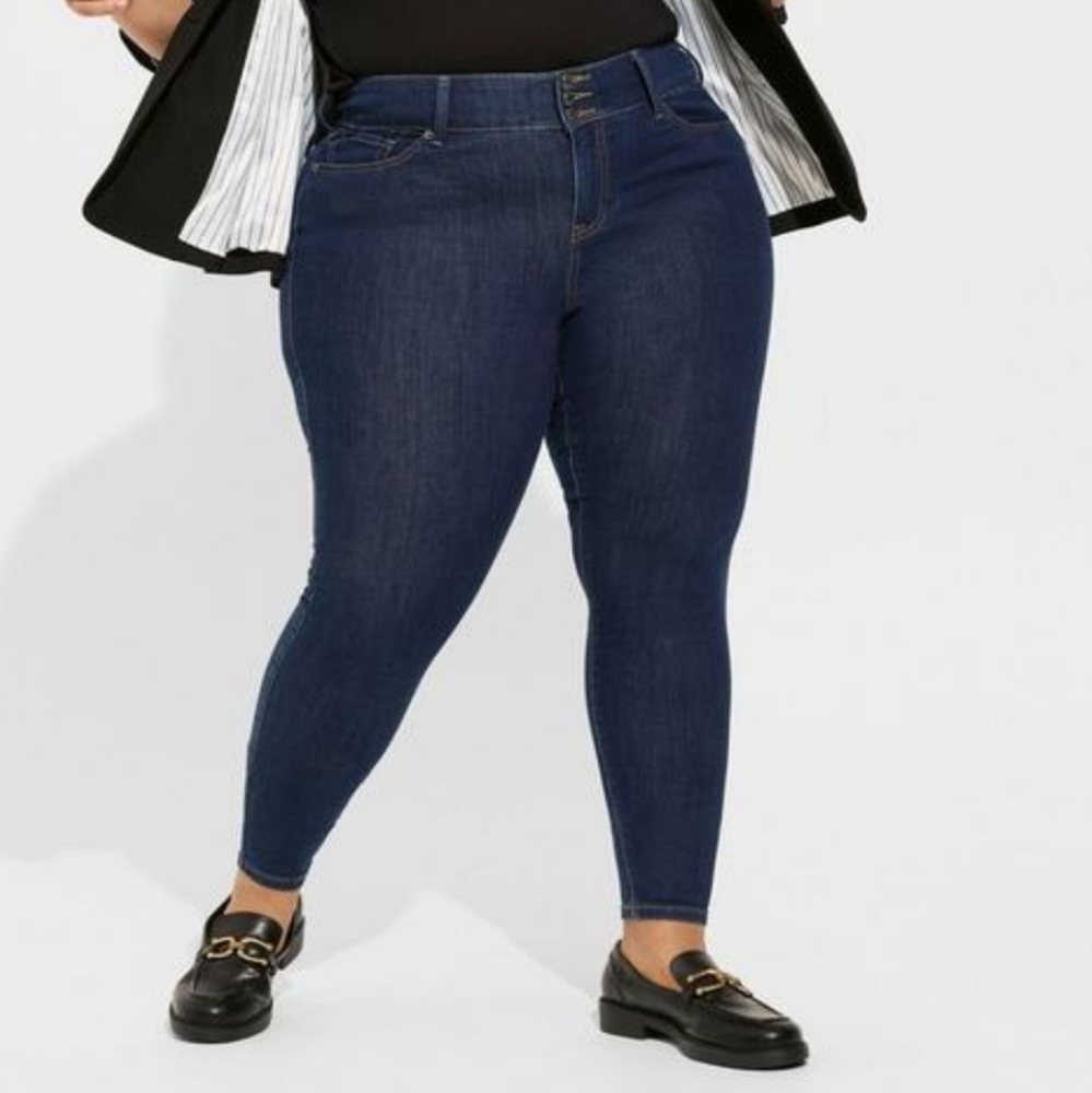 JEANS Jeggins Size 20R Dark Blue